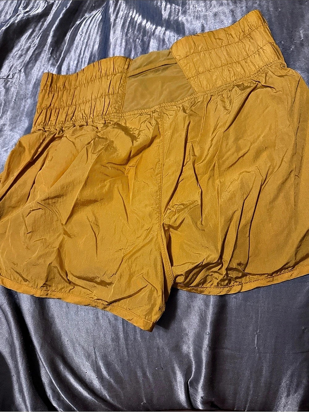 Free People High-Rise Lined Short 2.5" Yellow